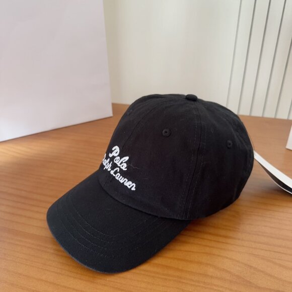 Black Polo Baseball Cap - Picture 2 of 8
